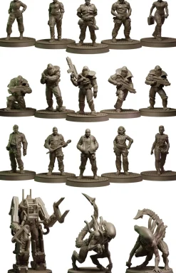 Free League Publishing Rapture Protocol Boxed Miniatures Set* Monstere