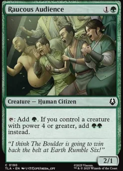 Raucous Audience (Enkeltkort)* Singles (Løskort)|Singles (Løskort)