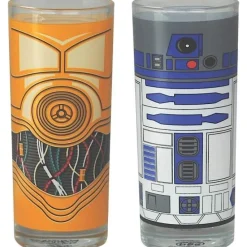 Glass^R2-D2 and C-3P0 Glasses Set of 2