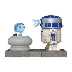 Funko POP! Star Wars R2-D2 and Princess Leia Hologram POP! Deluxe Vinyl Figure* Funko! Pop