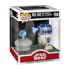 Funko POP! Star Wars R2-D2 and Princess Leia Hologram POP! Deluxe Vinyl Figure* Funko! Pop