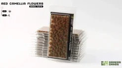 Gamers Grass Red Camellia Flowers* Basing & Modellering
