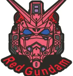Buttons^Red Gundam Pin