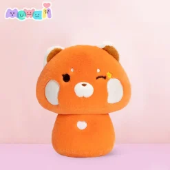 Mewaii Bamser Og Kosedyr^Red Panda Mushroom Family Plush Figure 35 cm