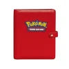 Album, Ark & Permer|Pokémon Trading Card Game^Red Pokemon 4-Pocket Premium Snap Binder