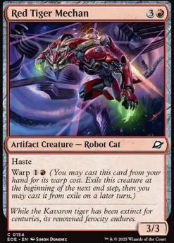 Singles (Løskort)|Singles (Løskort)^Red Tiger Mechan (Enkeltkort)