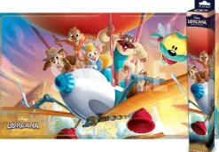 Reign of Jafar Lorcana TCG Play Mat Og Mat Case|Disney Lorcana^Reign of Jafar Rescue Rangers Away! Play Mat