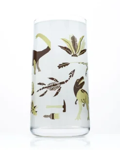Science Homeware Glass^Retro Paleontology Drinking Glass
