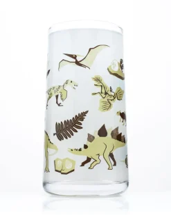 Science Homeware Glass^Retro Paleontology Drinking Glass