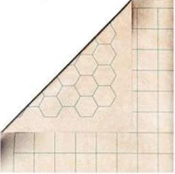 Chessex Kart & Battlemaps^Reversible Battlemat 1.5 inch Squares/Hexes Battlemat