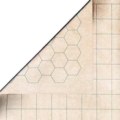Chessex Reversible Battlemat 1 inch Squares/Hexes Battlemat* Kart & Battlemaps