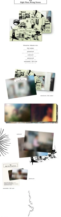 BTS Musikk|K-Pop & Musikk^RIGHT PLACE, WRONG PERSON (WEVERSE ALBUMS VER.)