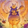 Fabled Lorcana TCG Rise of the Floodborn Winnie the Pooh Honey Wizard Play Mat* Play Mat Og Mat Case|Disney Lorcana