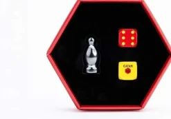 Catan Robber & Metal Dice Hematite* Tilbehør Til Brettspill