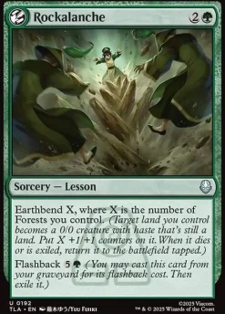 Rockalanche (Enkeltkort)* Singles (Løskort)|Singles (Løskort)