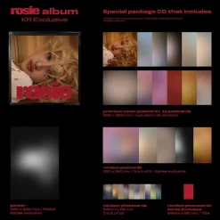 ROSÉ ROSIE (FIRST STUDIO ALBUM) (KR EXCLUSIVE)* Musikk|K-Pop & Musikk