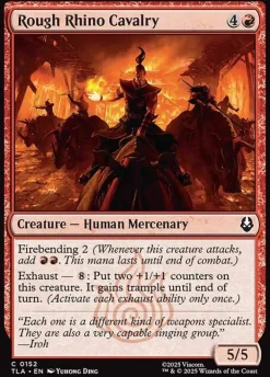 Rough Rhino Cavalry (Enkeltkort)* Singles (Løskort)|Singles (Løskort)