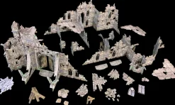 Battle Systems Kart & Battlemaps|Terreng & Tilbehør^Ruined Monastery , Fantasy Terrain