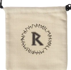 Q-Workshop Runic Beige & Black Dice Bag Terningpose* Poser & Beger
