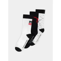 Death Note Sokker & Fottøy^Ryuk Splash Crew Socks (3Pack)