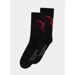 Death Note Sokker & Fottøy^Ryuk Splash Crew Socks (3Pack)