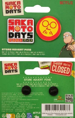 Sakamoto Store Adverts Pin Set (2)* Buttons