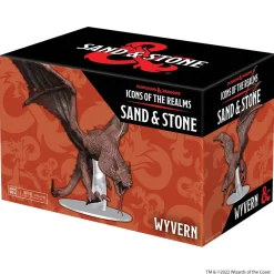 WizKids Monstere^Sand & Stone Wyvern Icons of the Realms Premium Painted Miniatures