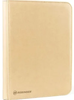 Sand Zipped 9-Pocket Toploader Binder* Album, Ark & Permer