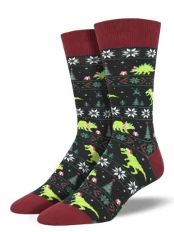Socksmith Santasaurus Rex Socks (40-46)* Sokker & Fottøy|Julepynt