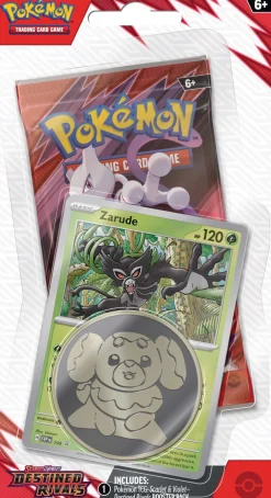 Scarlet & Violet Destined Rivals Pokémon Trading Card Game^Zarude 1P Checklane Pack