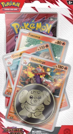 Scarlet & Violet Destined Rivals Skeledirge 1P Premium Checklane Pack* Pokémon Trading Card Game
