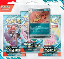 Scarlet & Violet Journey Together Pokémon Trading Card Game^Scrafty 3P Blister Pack