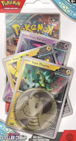 Scarlet & Violet Stellar Crown Pokémon Trading Card Game^Iron Thorns Future 1P Premium Checklane Pack