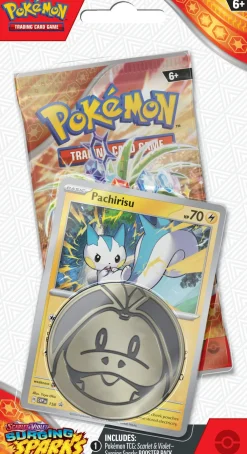 Scarlet & Violet Surging Sparks Pokémon Trading Card Game^Pachirisu 1P Checklane Pack
