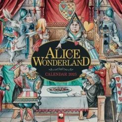 Flame Tree Studio Kalendere^Science Museum: Alice in Wonderland Wall Calendar 2025 (Art Calendar)