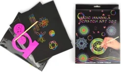 Klistremerker^Scratch Magic Sheets w/Tools (15)