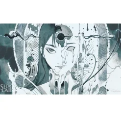 Secret Lair Peach Momoko Aetherize Play Mat* Play Mat Og Mat Case