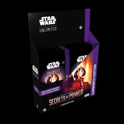 Secrets of Power Star Wars Unlimited TCG Andre Kortspill^Secrets of Power Carbonite Booster Display Boks