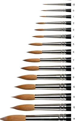 Winsor & Newton Series 7 Kolinsky Sable Brush No 000* Pensler