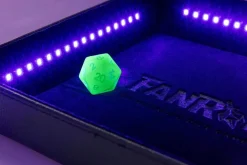 Metallic Dice Games Brett^Shadowlight Black Dice Tray with D20