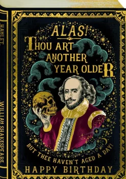 Kort, Bursdag & Anledning^Shakespeare Card