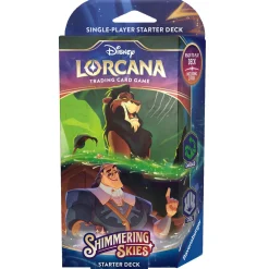 Shimmering Skies Lorcana TCG Shimmering Skies Emerald & Steel (Scar & Kronk) Starter Deck* Disney Lorcana|Andre Kortspill