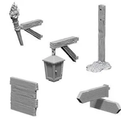 WizKids Signs & Lights (Wave 10) Deep Cuts Unpainted Miniature* Kart & Battlemaps|Terreng & Tilbehør