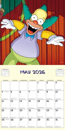 Kalendere^Simpsons 2026 Square Calendar