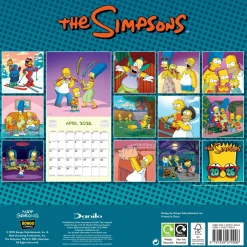 Kalendere^Simpsons 2026 Square Calendar