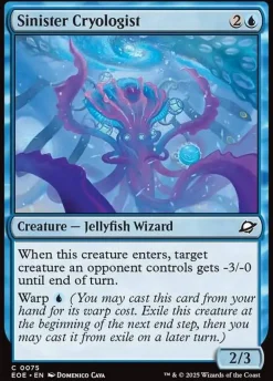 Singles (Løskort)|Singles (Løskort)^Sinister Cryologist (Enkeltkort)
