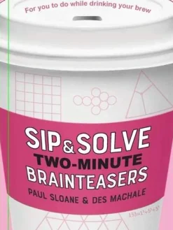 Des MacHale Spill Og Aktiviteter^Sip & Solve Two-Minute Brainteasers