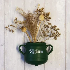 Vaser^Slytherin Cauldron Shaped Wall Vase