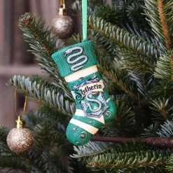 Harry Potter-jul Julekuler|Julepynt^Slytherin Stocking Hanging Ornament