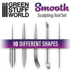 Green Stuff World Smooth Sculpting Tools Set (5)* Tilbehør